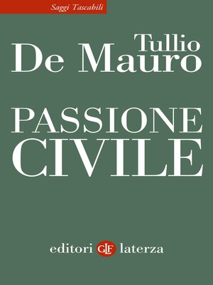 cover image of Passione civile